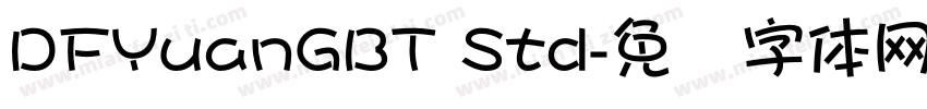 DFYuanGBT Std字体转换